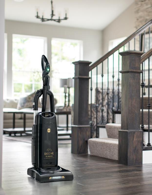 Riccar R25 Pet Premium upright vacuum cleaner lifestyle image