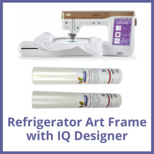 Refrigerator Art Frame with IQ Designer