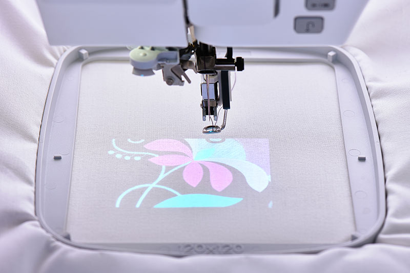 Projector: Embroidery Placement