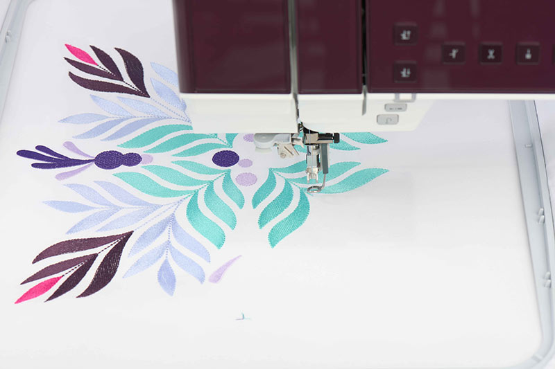 largest embroidery area