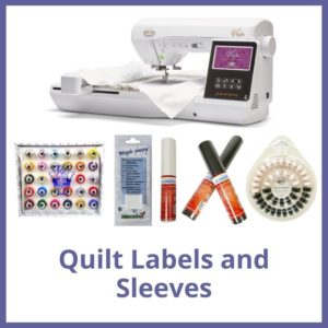 Quilt Labels and Sleeves