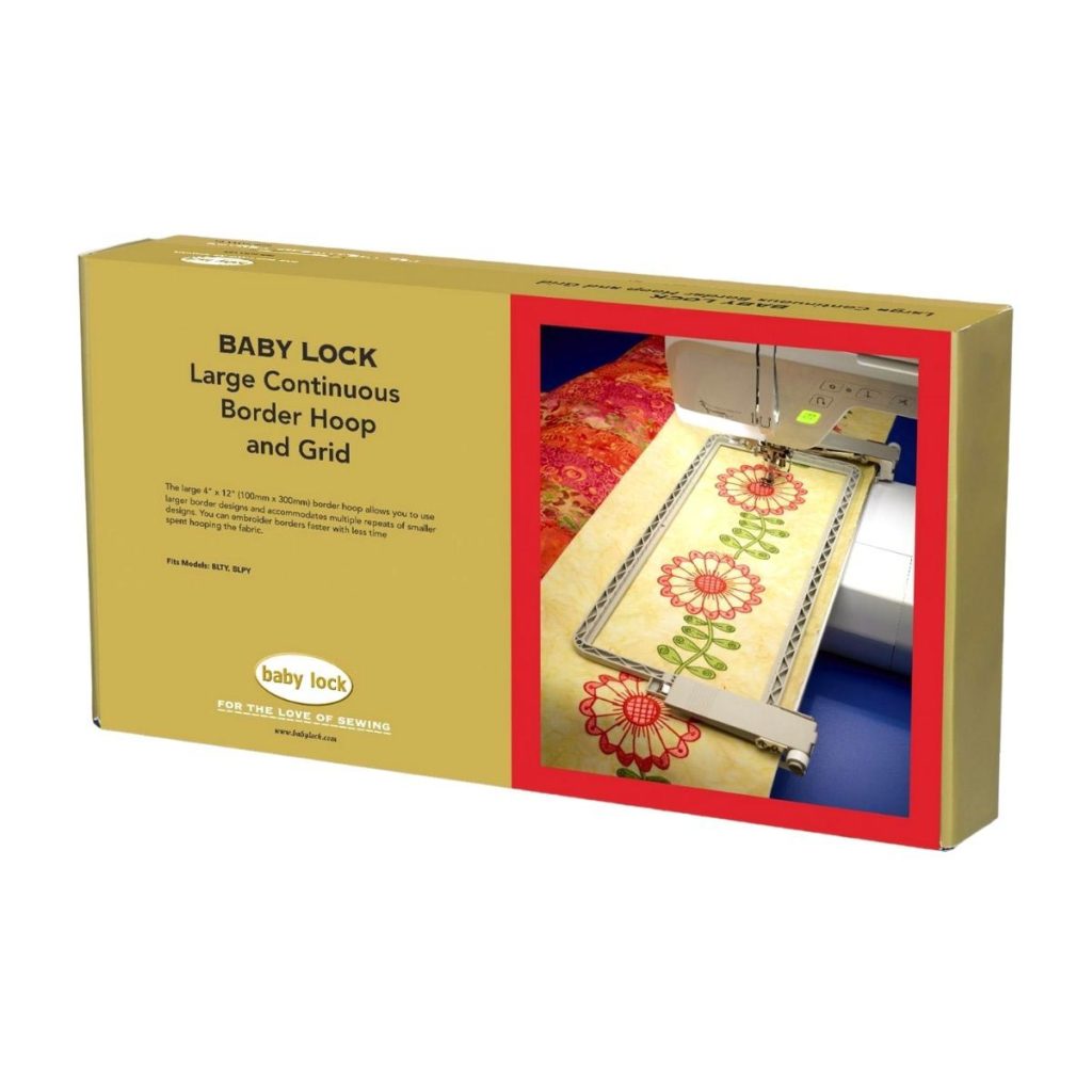 Large Continuous Border Hoop (4"x12") Baby Lock Moore's Sewing