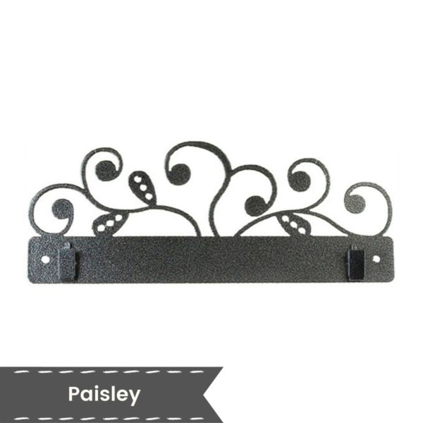 Classic Motifs Craft Holder with Clips: Paisley
