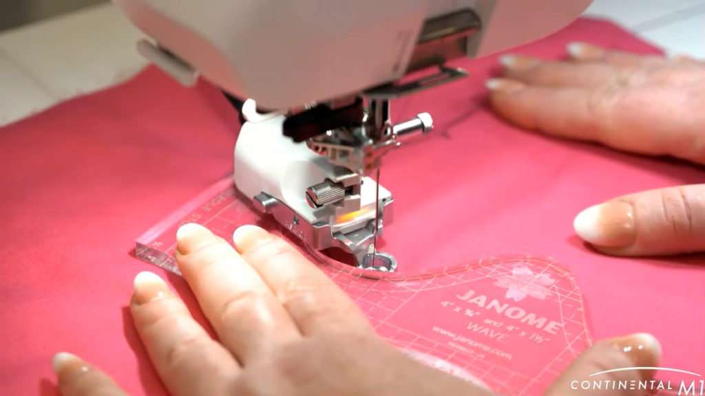 Janome Continental M17 with Acu-Stitch Regulation with Ruler-Work