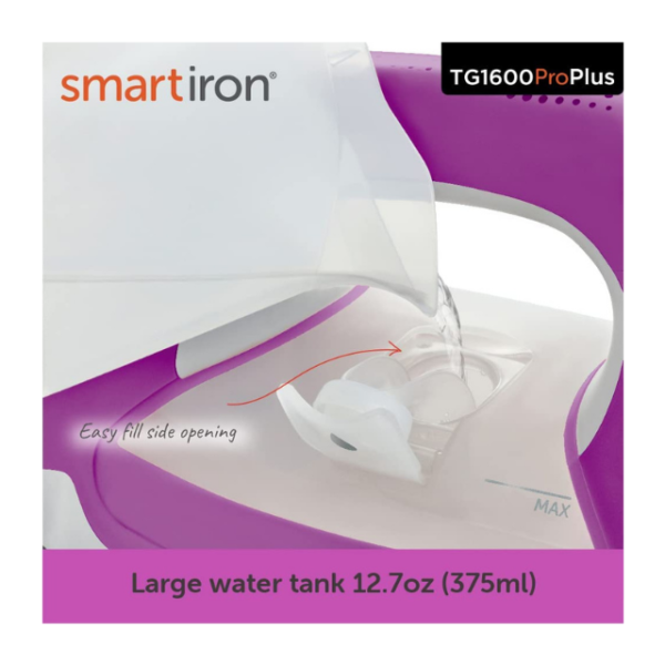 Oliso SmartIron TG1600 Pro Plus water tank feature