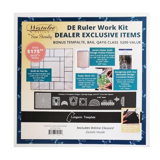 Free Motion Quilting Essentials Template sewing machine quilting ruler  quilting template patchwork ruler quilter's ruler