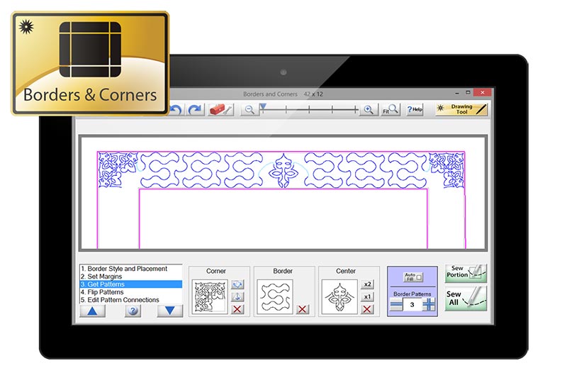 Grace QCT Gold Access feature borders and corners