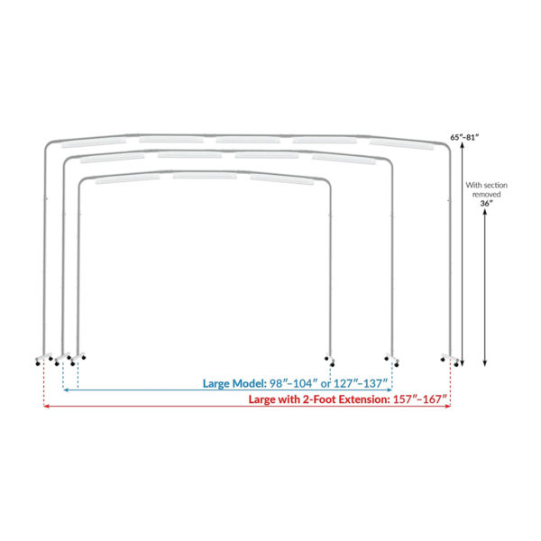 Luminess Light Station (10 foot with 2 foot extension) main product image