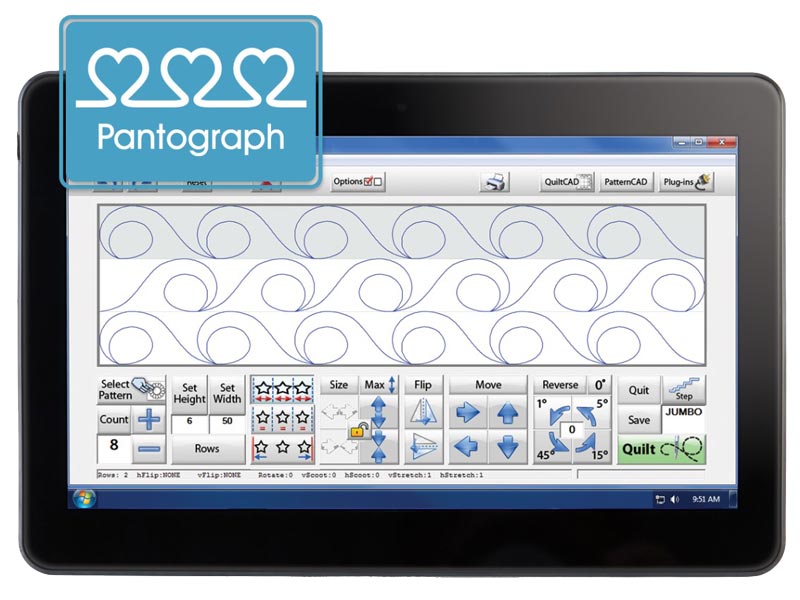 use pantographs with Creative Touch 5 Pro