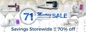 71st Anniversary home page banner