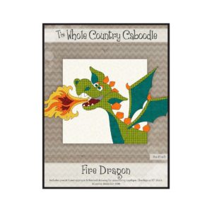 Fire Dragon - The Whole Country Caboodle - applique quilt main product image