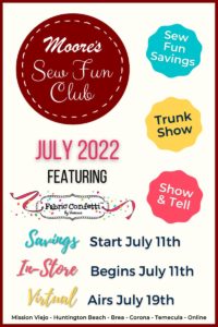Sew Fun Club July 2022 mobile banner