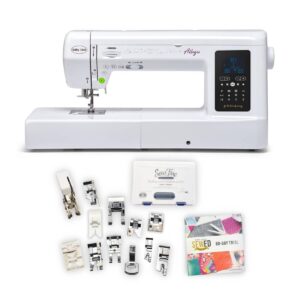 Baby Lock Allegro quilting and sewing machine main product image with featured bundl
