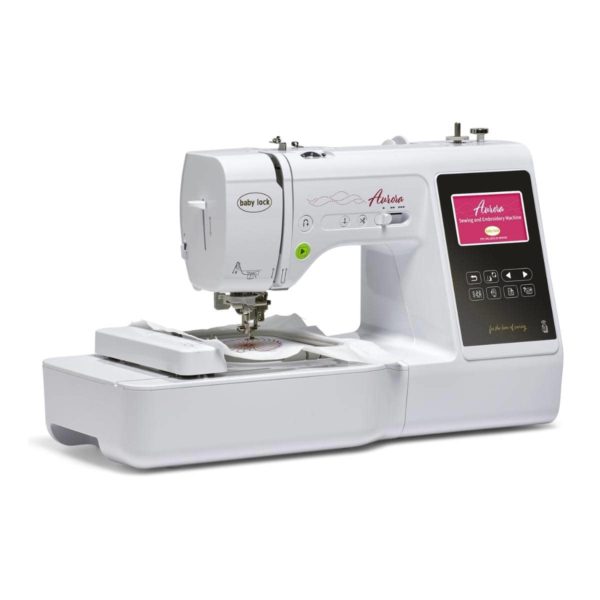 Baby Lock Aurora sewing and embroidery machine left side