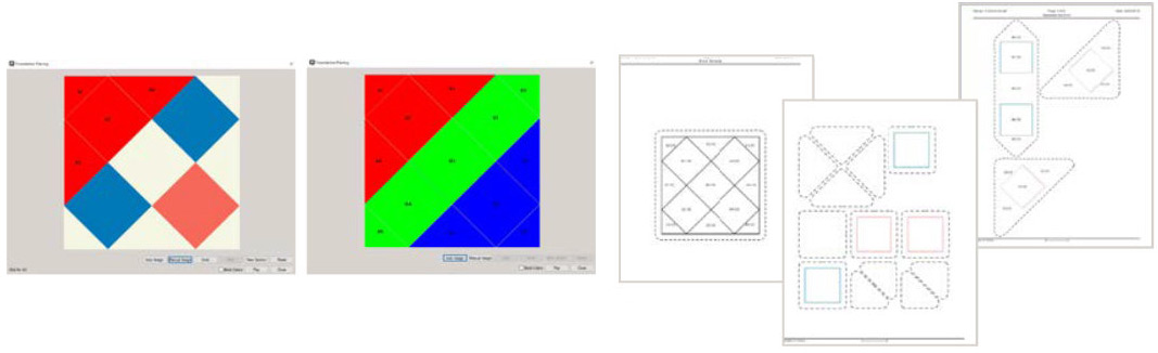 Foundational paper piecing