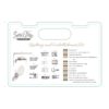 Sew Fine Quilting and Embellishment Kit list of feet (insert)
