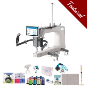 Grace 19X Elite longarm quilting machine main product image with featured bundle