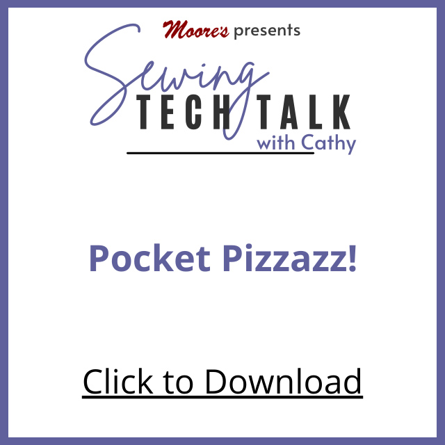 PDF Card for Pocket Pizzazz! (Sewing Tech Talk with Cathy)