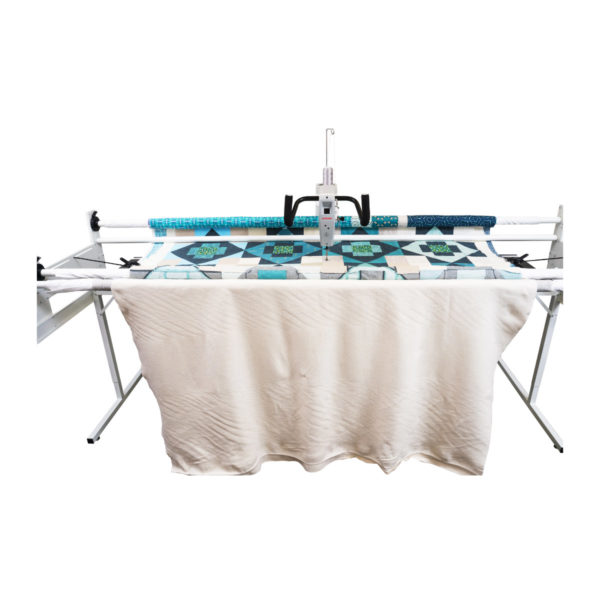 Janome QuiltMaker 15 longarm machine on frame