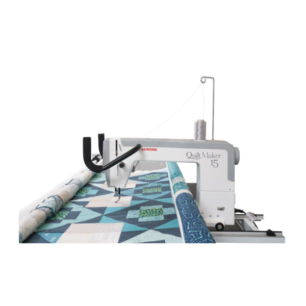 Janome QuiltMaker 15 longarm machine side view