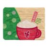 OeSD Warm and Cozy Mug Rug cocoa cups design