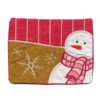 OeSD Warm and Cozy Mug Rug snowman design