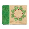 OeSD Warm and Cozy Mug Rug wreath design