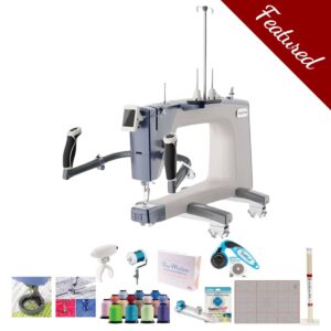 Grace Q'nique 19X longarm quilting machine main product image with featured bundle