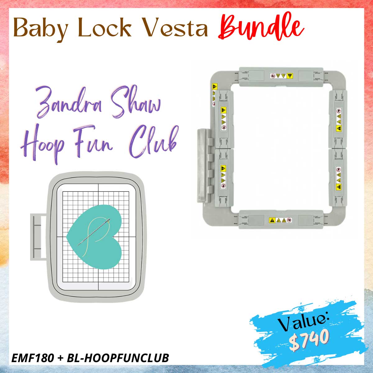 Baby Lock Vesta Embroidery and Sewing Machine NEW Moore's Sewing