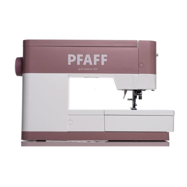 Pfaff Quilt Ambition 635 sewing and quilting machine back view of machine