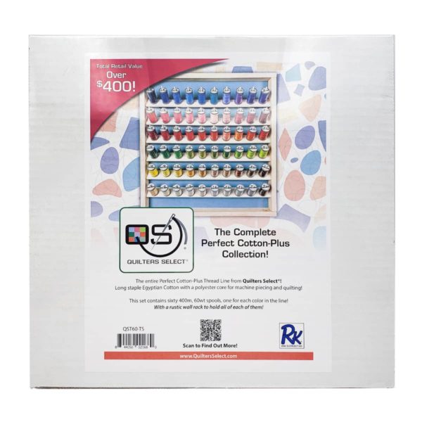 Quilters Perfect Cotton Plus Thread Set with Thread Rack main product image