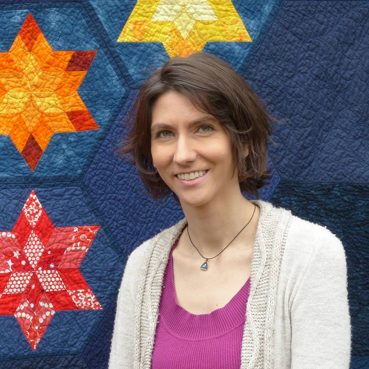 photo of Sylvia Schaefer, owner of Flying Parrot Quilts