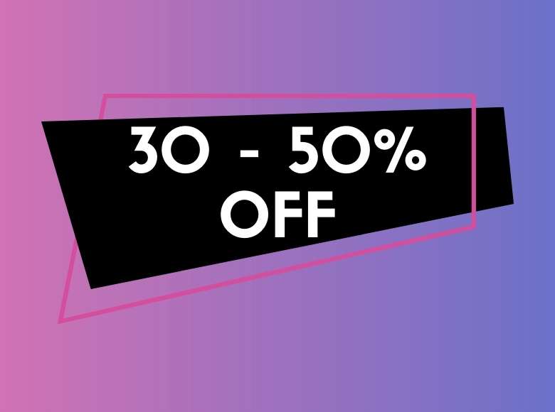 Category for 30 - 50%Off clearance items