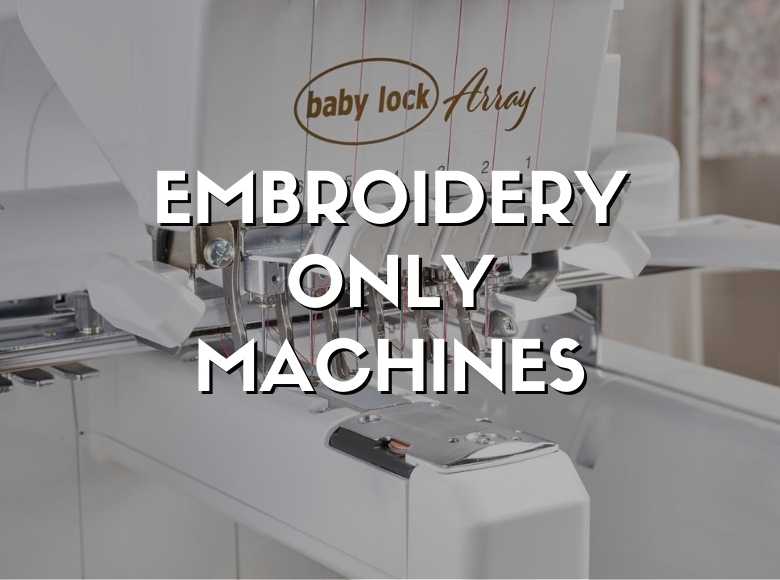 Year End  sale Category Card for embroidery only machines