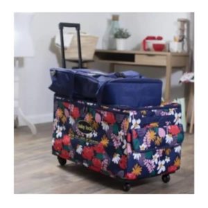BL Solaris Trolley Floral With EmbBag