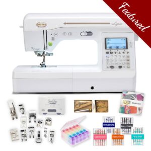 Baby Lock Lyric Quilting and Sewing Machine main product image with featured bundle