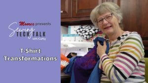 Info card for vlog T Shirt Transformations (Sewing Tech Talk with Cathy)