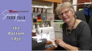 Info card for vlog The Bottom Edge (Sewing Tech Talk with Cathy Brown)