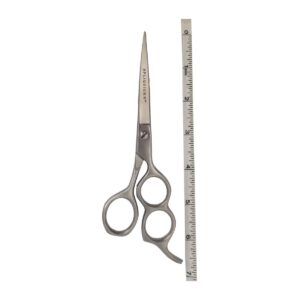 Apliquick large micro-serrated scissors with measurement