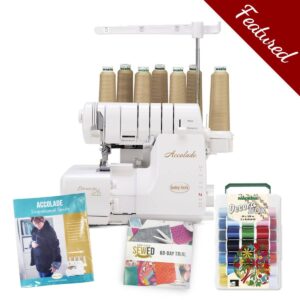 Baby Lock Accolade serger main product image with featured bundle