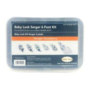 Baby Lock 6-piece serger foot kit for Vibrant - main product image