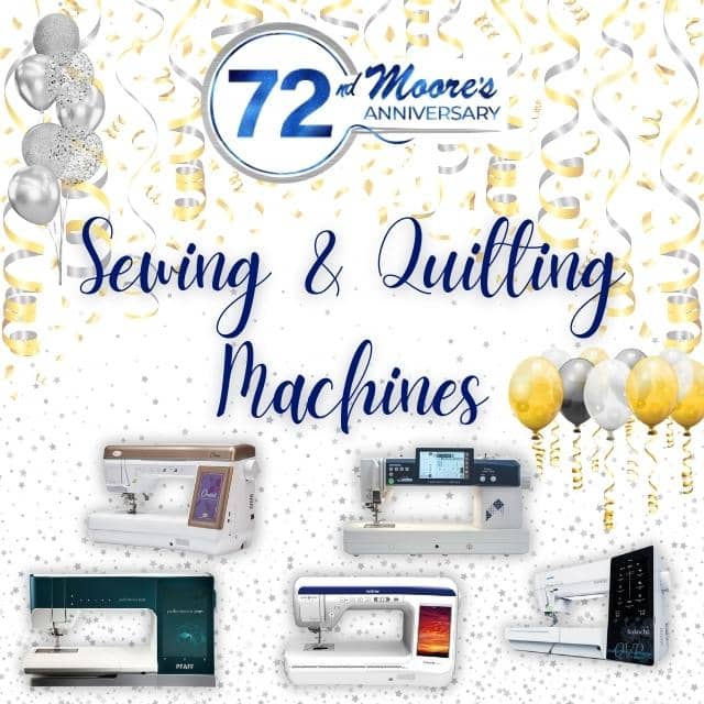 72nd Anniversary sewing quiltingMachines Category Card