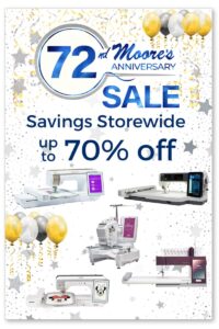 Mobile Home page banner for 72nd Anniversary Sale May 2023