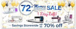 Home page banner for 72nd Anniversary Sale