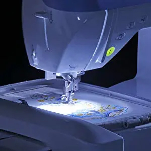 Bright LED over sewing area