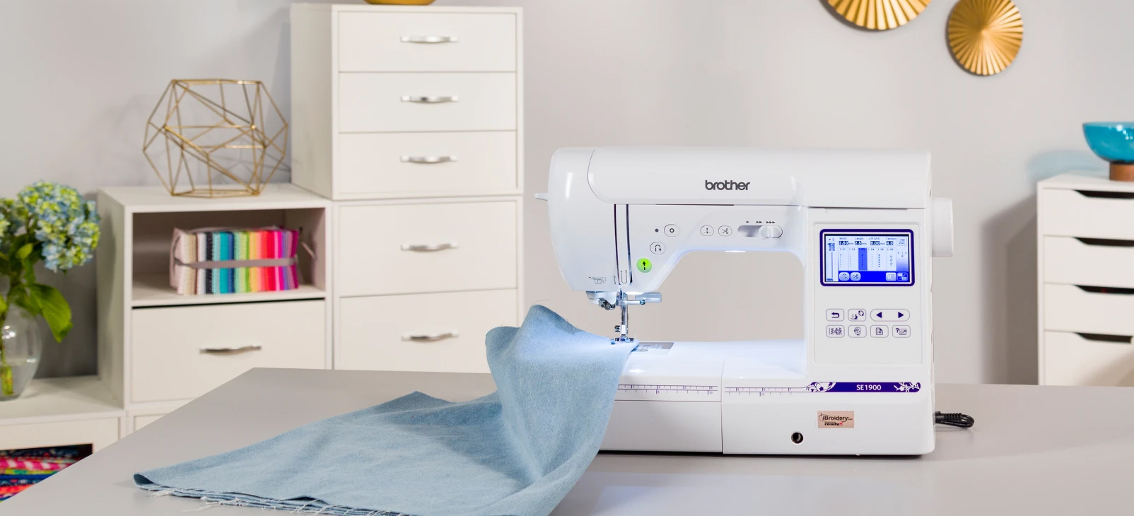 Brother SE1900 Sewing and Embroidery Machine lifestyle image