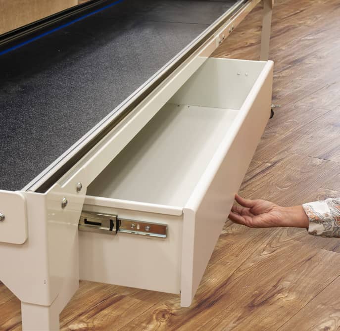 Quilt Frame Drawer is easy to open and close