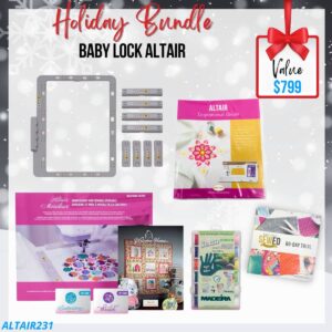 Baby Lock Altair Bundle for holiday sale