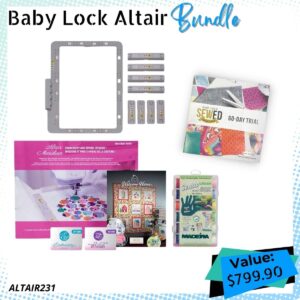 Baby Lock Altair Bundle for warehouse sale