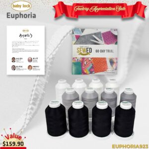 Baby Lock Euphoria Bundle for Factory Appreciation Sale